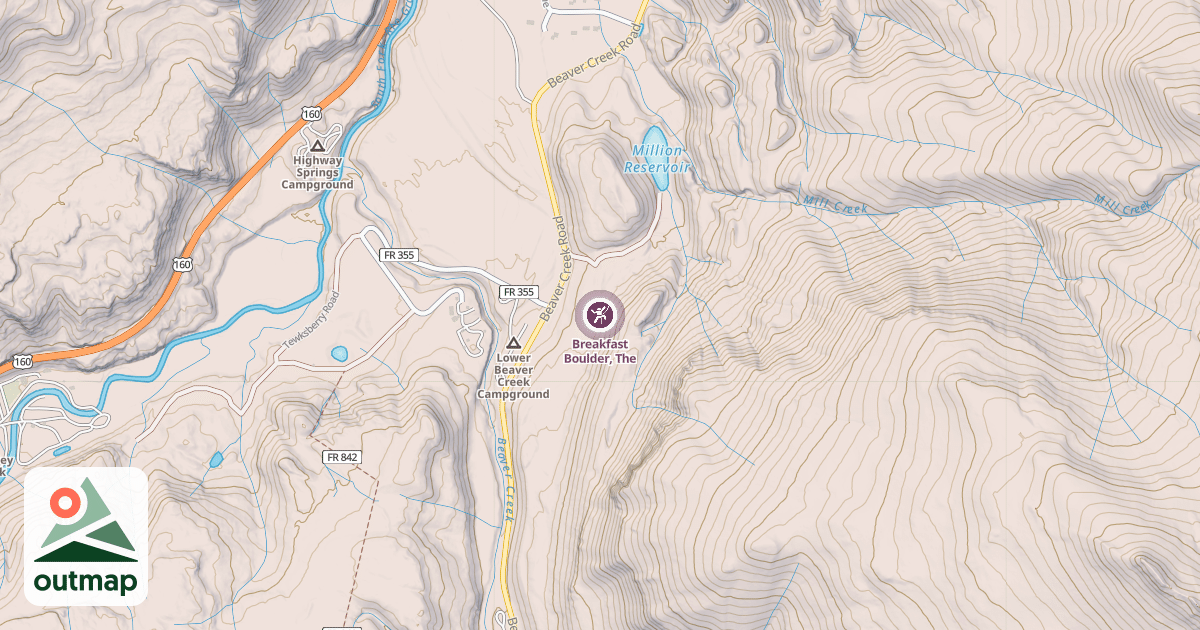 Map of Breakfast Boulder, The