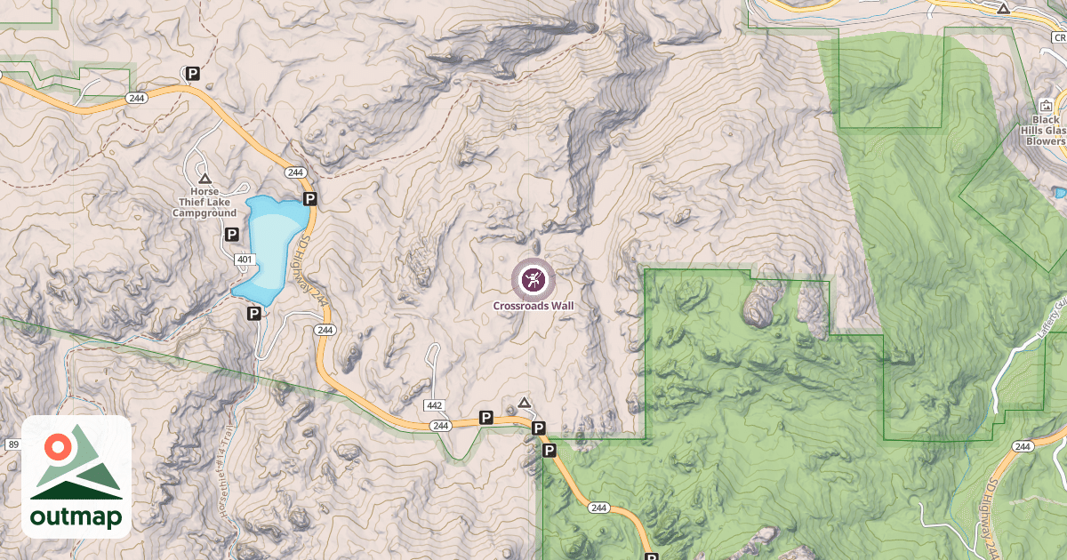 Map of Crossroads Wall