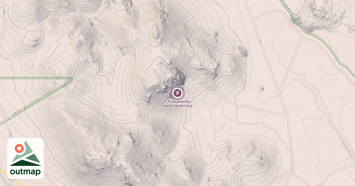 Map of P-Funkamerika Dome South Face