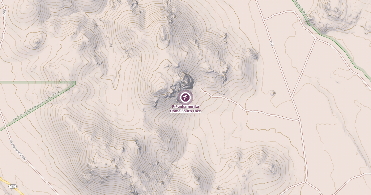 Map preview of P-Funkamerika Dome South Face