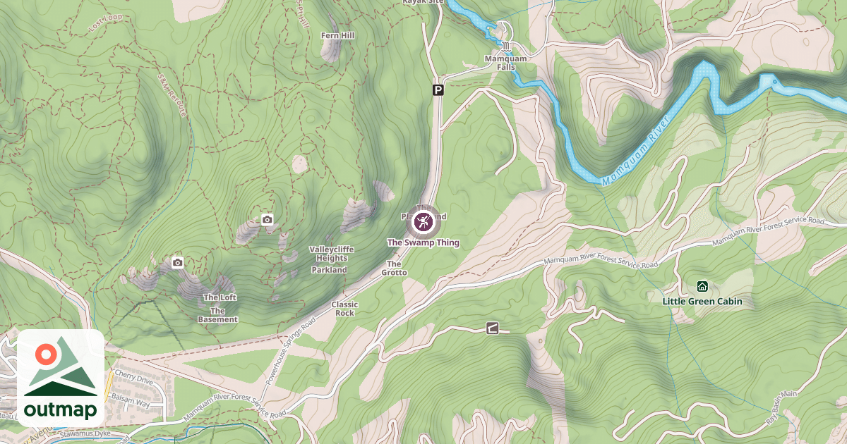 Map of The Swamp Thing