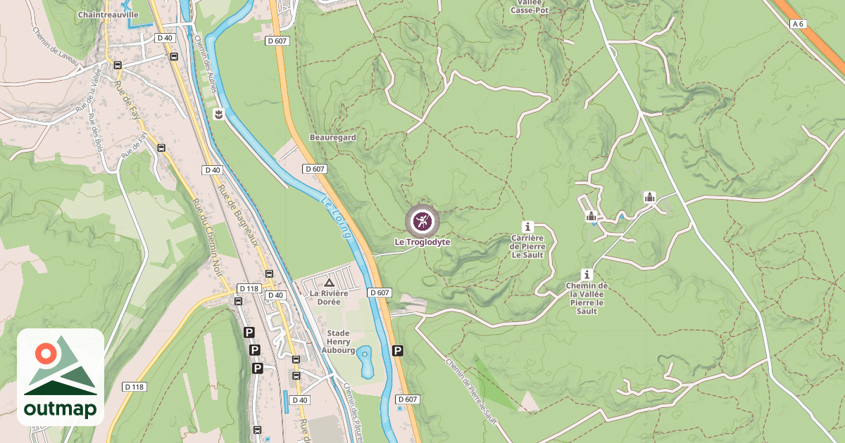 Map of Le Troglodyte