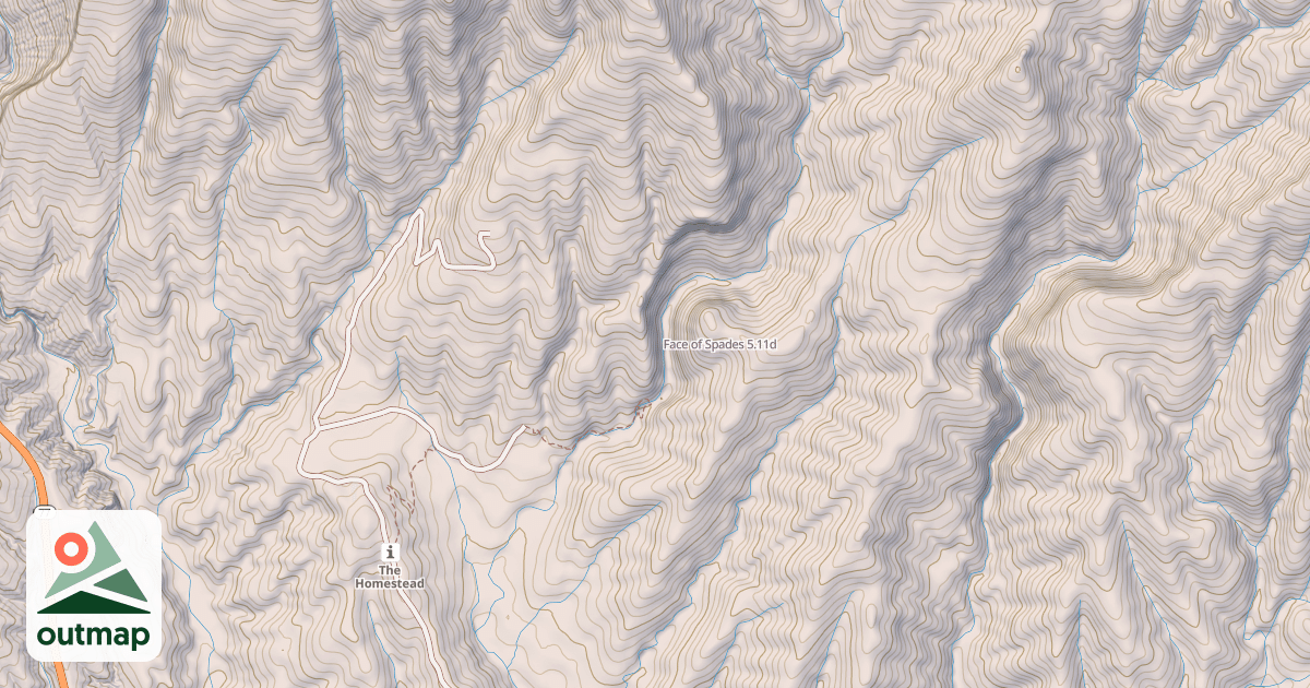 Map of Face of Spades