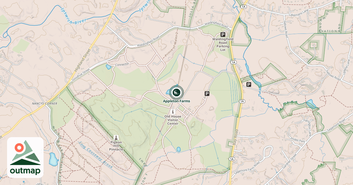 Map of Appleton Farms