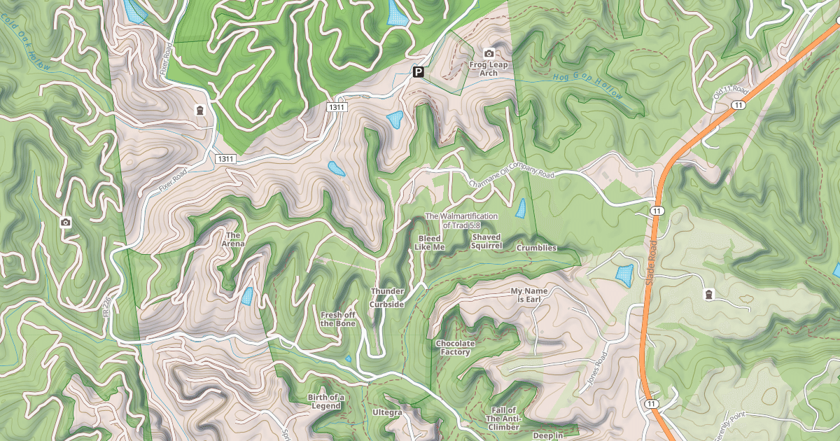 Map preview of The Walmartification of Trad