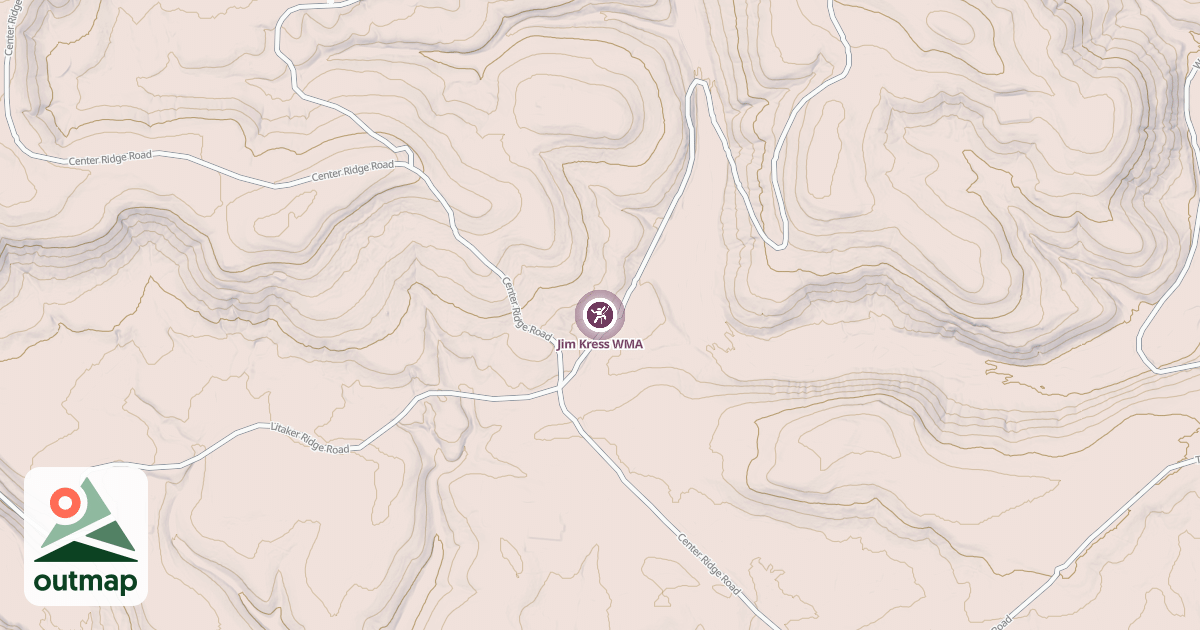Map of Jim Kress WMA