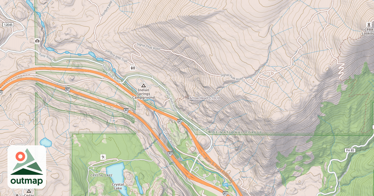 Map of Arrow Head