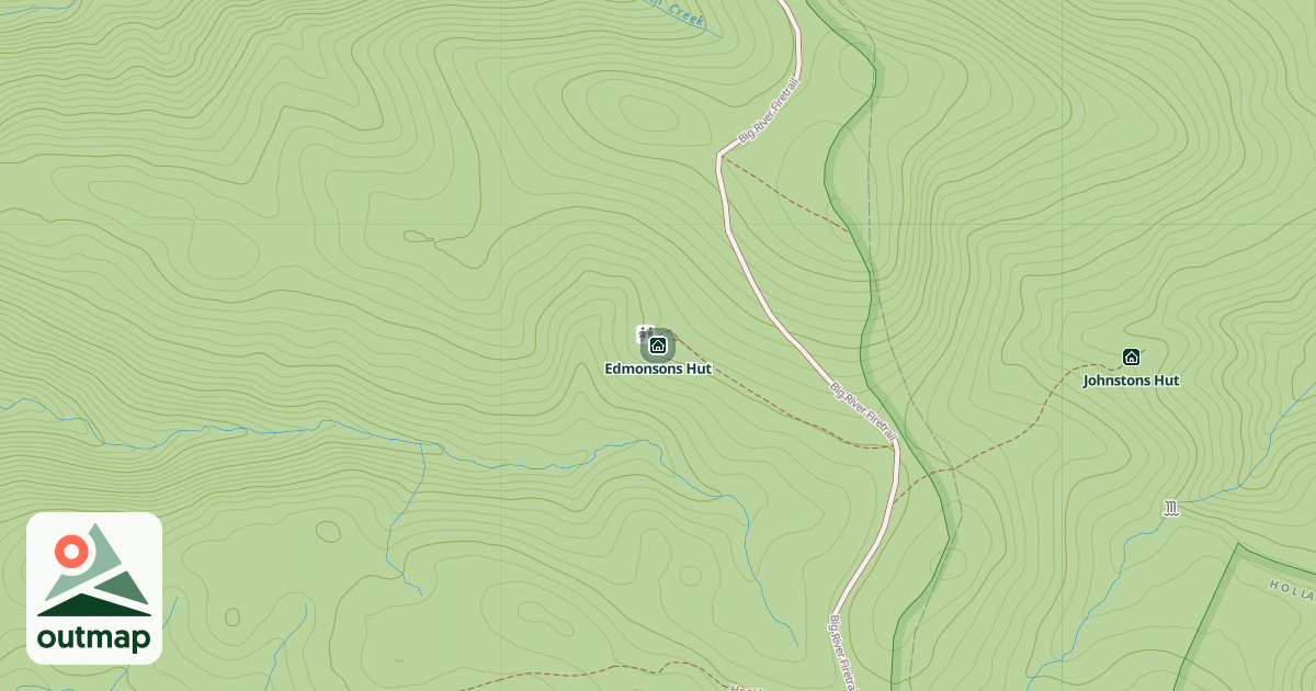 Map of Edmonsons Hut
