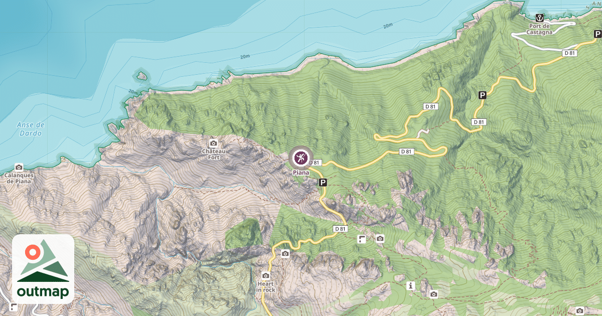 Map of Piana