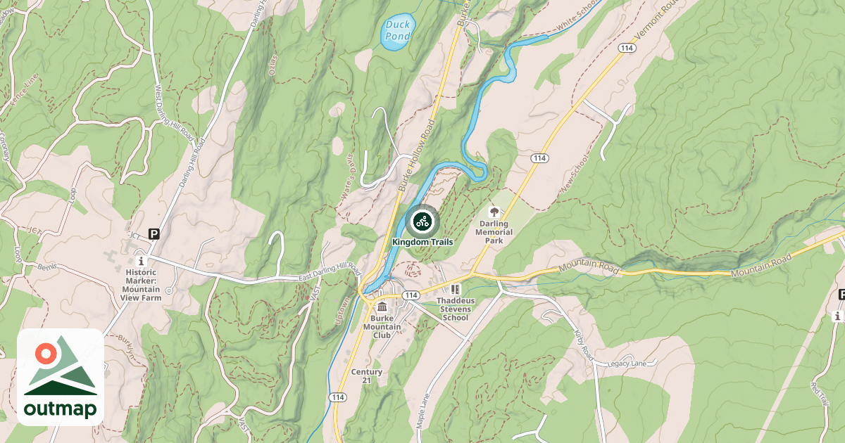 Map of Kingdom Trails