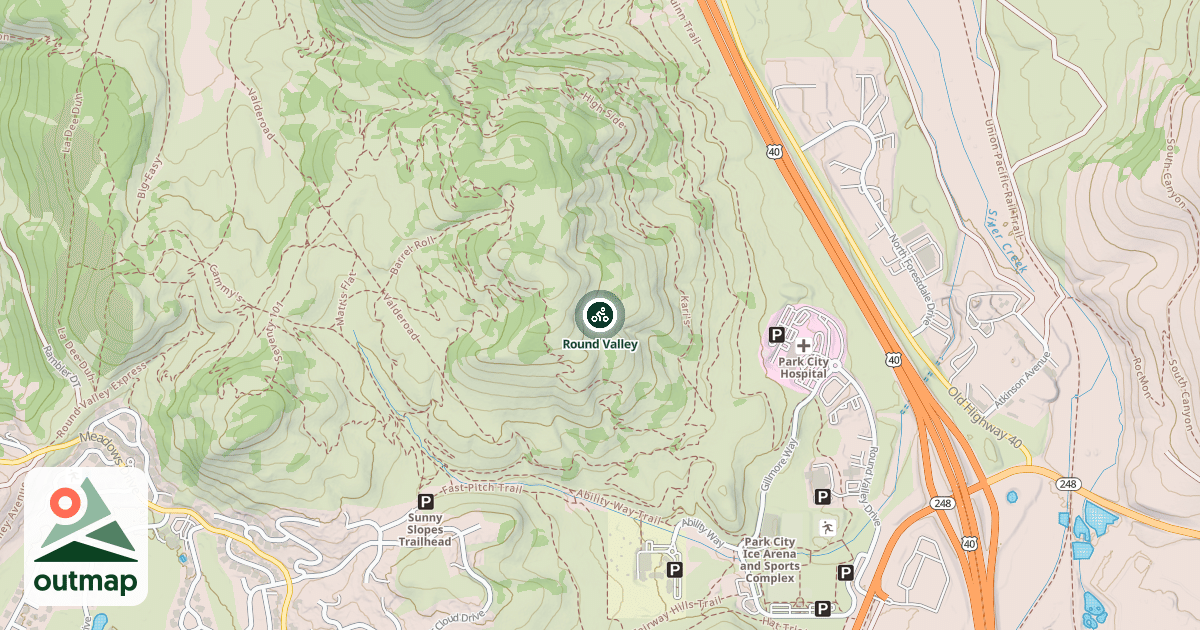Map of Round Valley