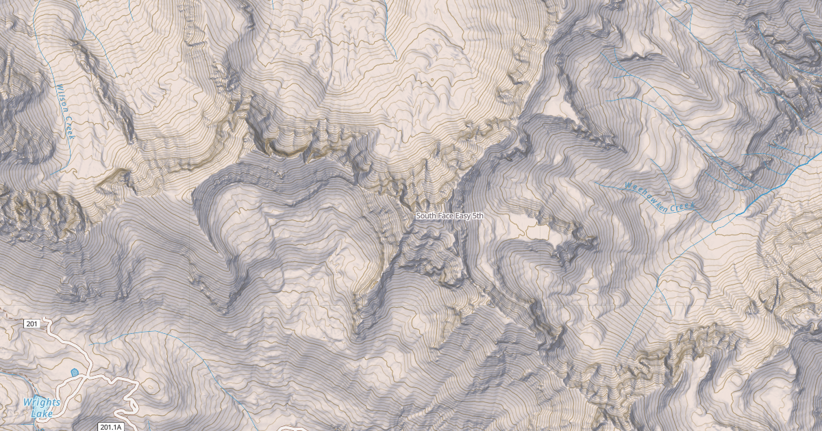 Map preview of South Face