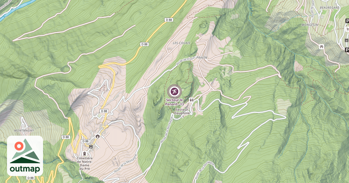 Map of Secteur le Penard - 13