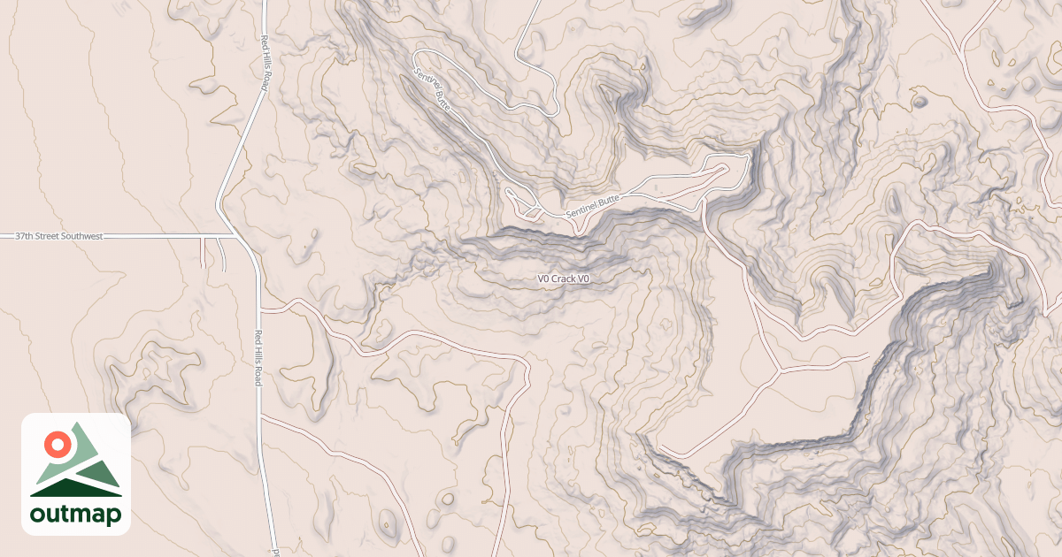Map of V0 Crack