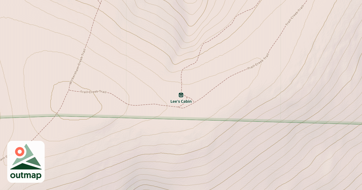 Map of Lee's Cabin