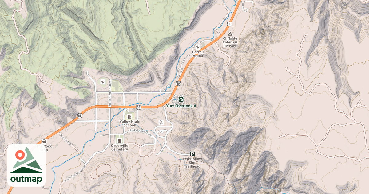 Map of Yurt Overlook #2