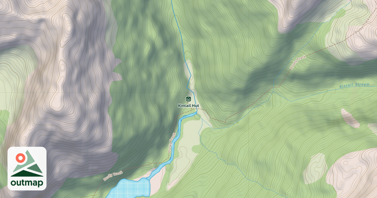 Map of Kintail Hut