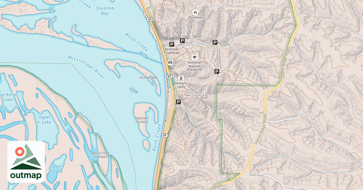 Map of Twin Cracks