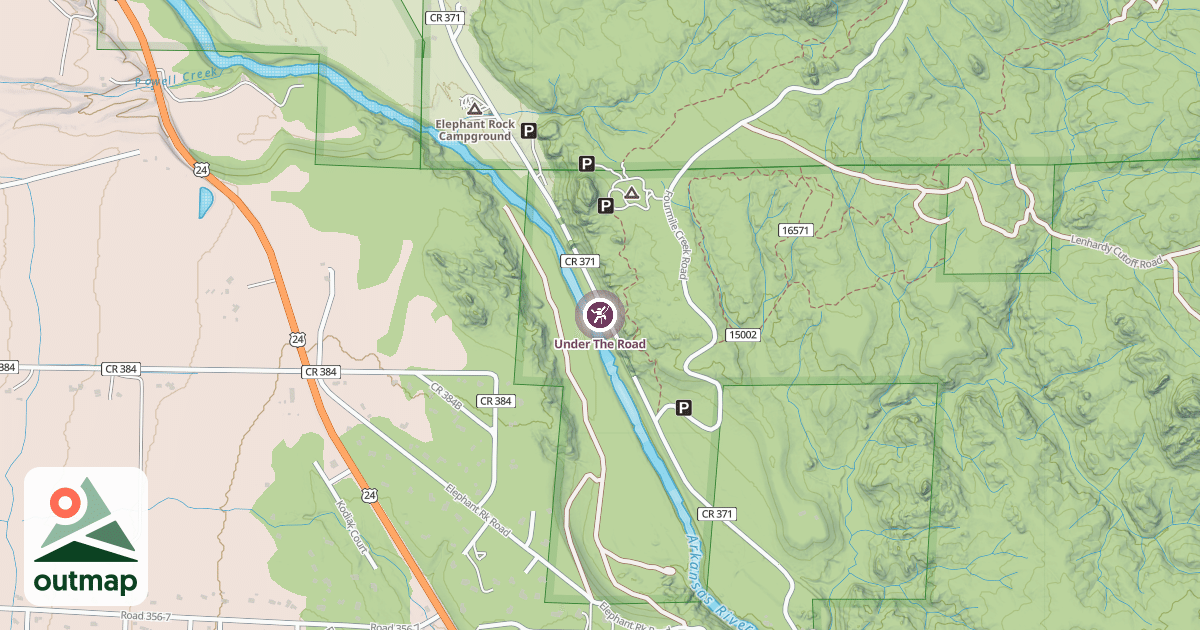 Map of Under The Road