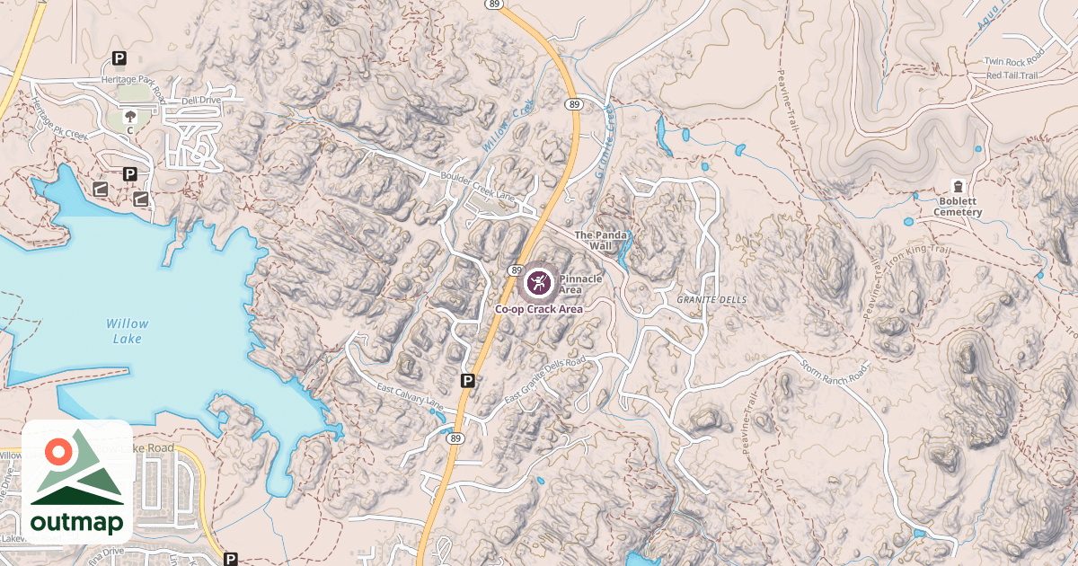 Map of Co-op Crack Area