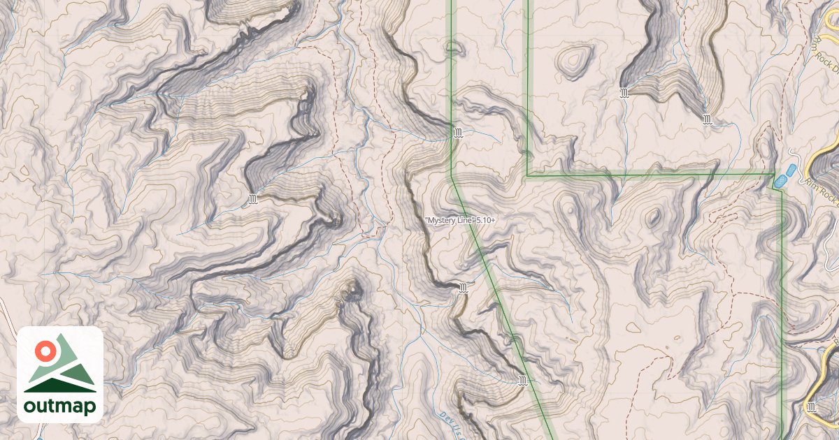 Map of "Mystery Line"