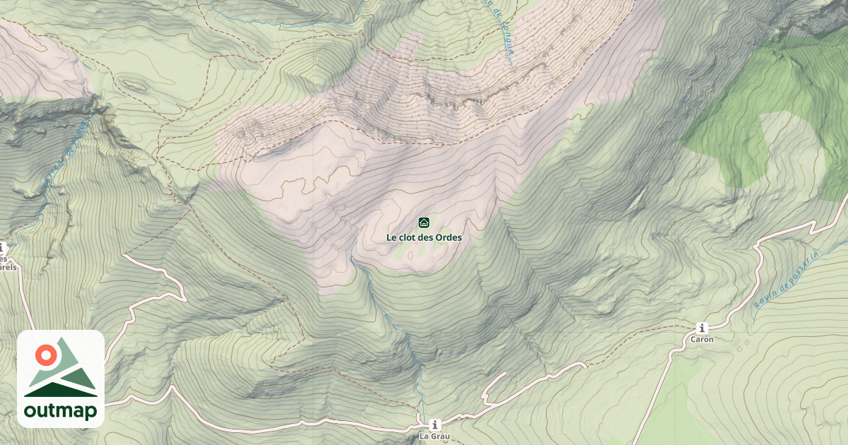 Map of Le clot des Ordes