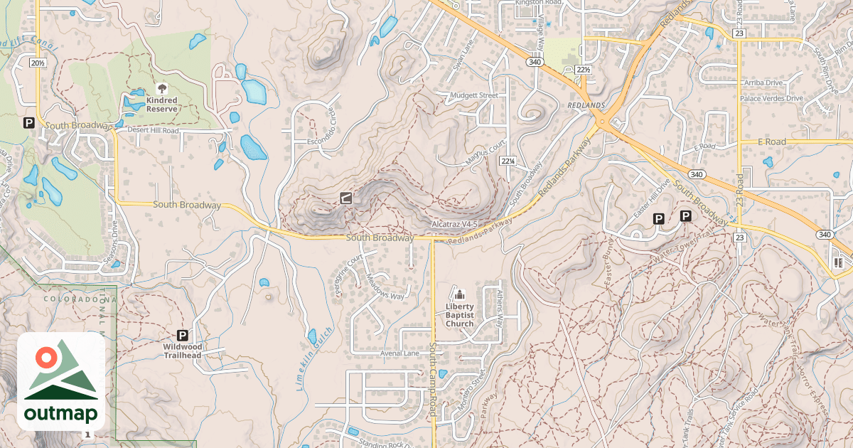 Map of Alcatraz