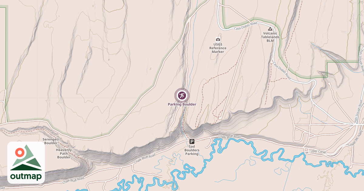 Map of Parking Boulder