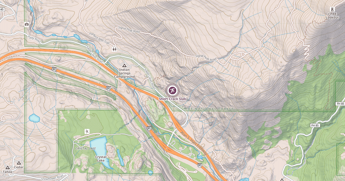 Map preview of Short Crack Slab