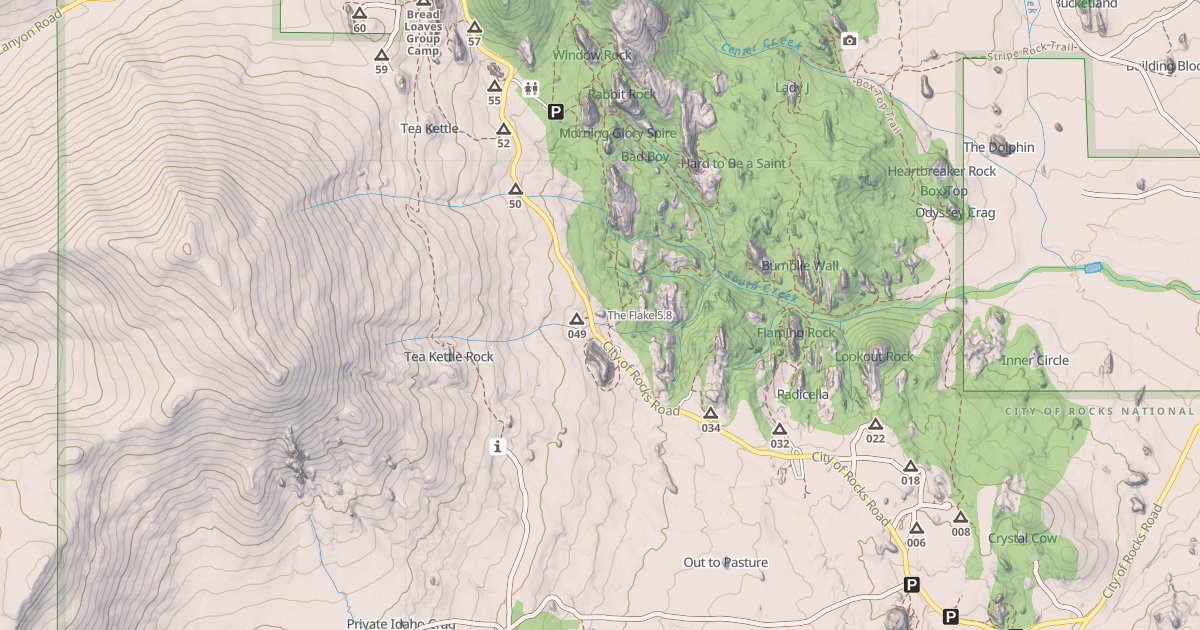 Map preview of The Flake