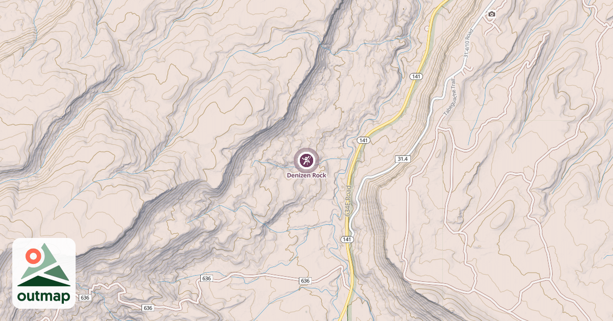 Map of Denizen Rock