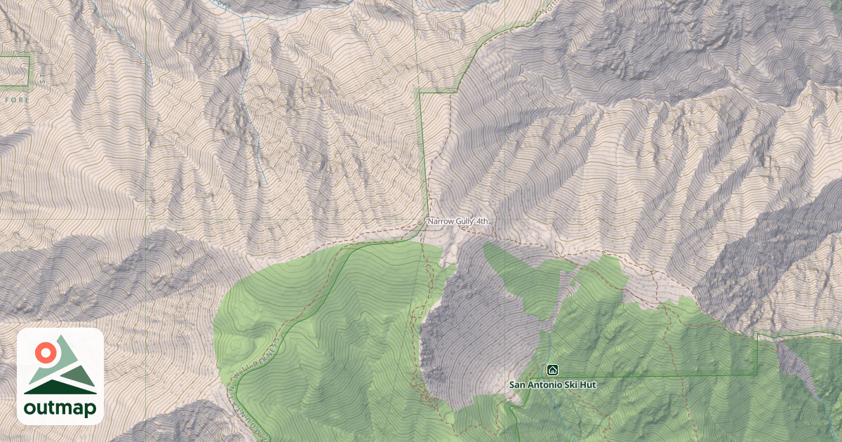 Map of ‘Narrow Gully’