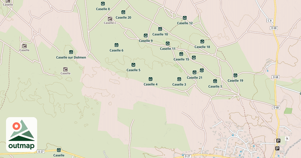 Map of Caselle 4