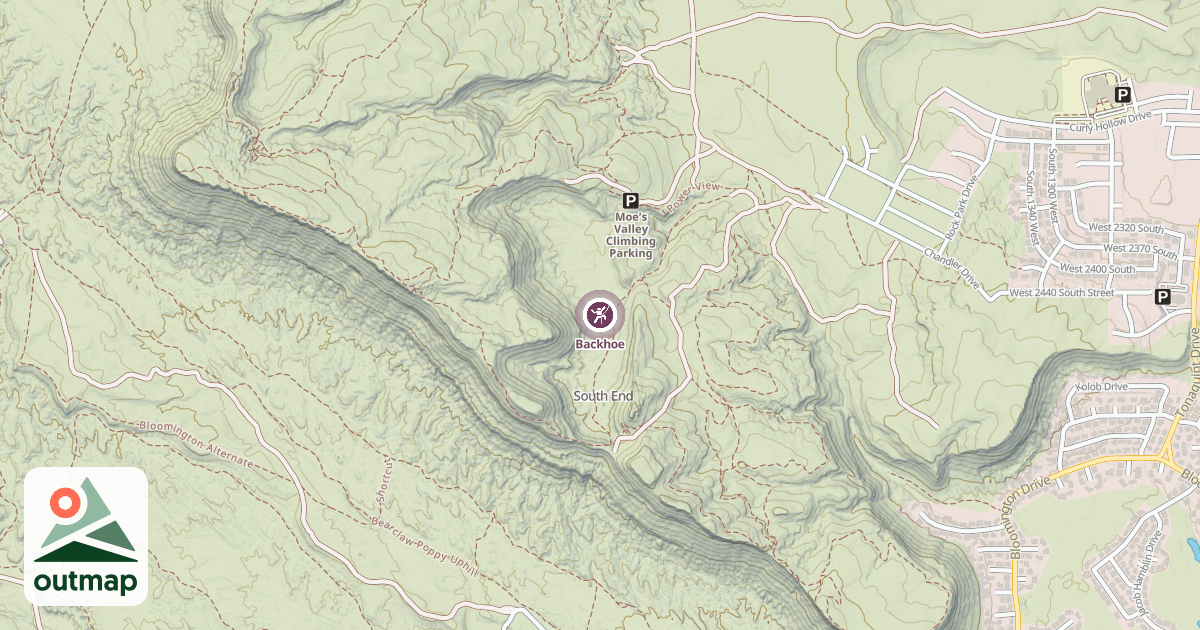 Map of Backhoe