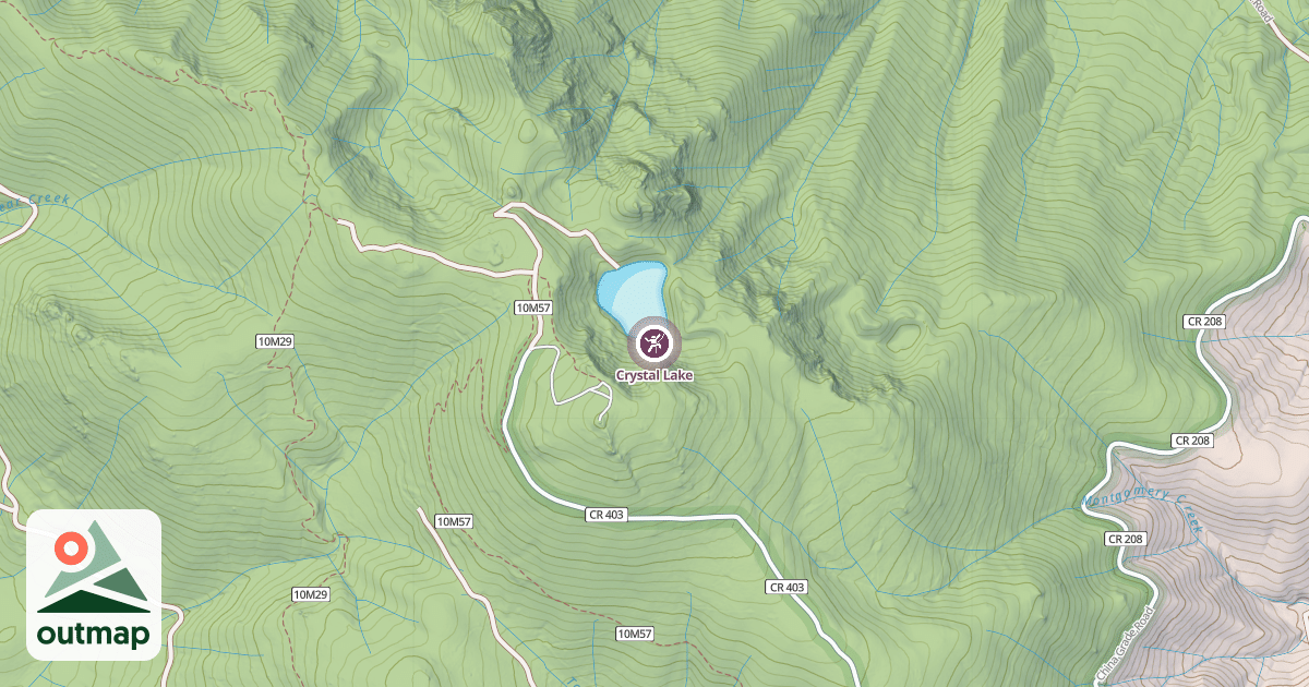 Map of Crystal Lake