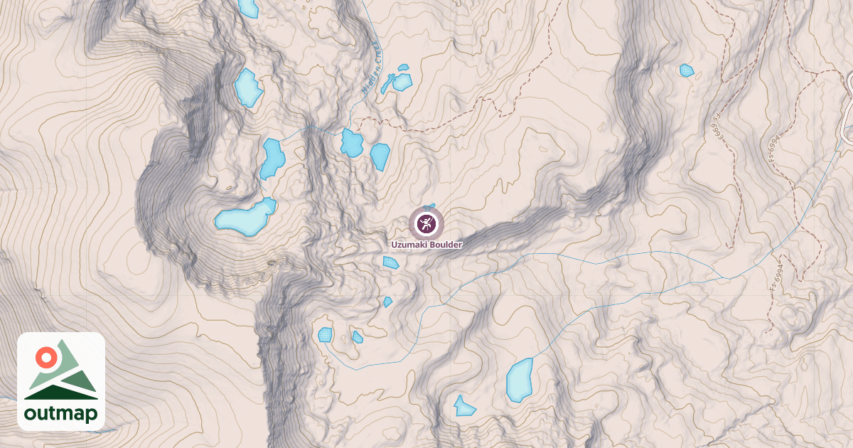 Map of Uzumaki Boulder