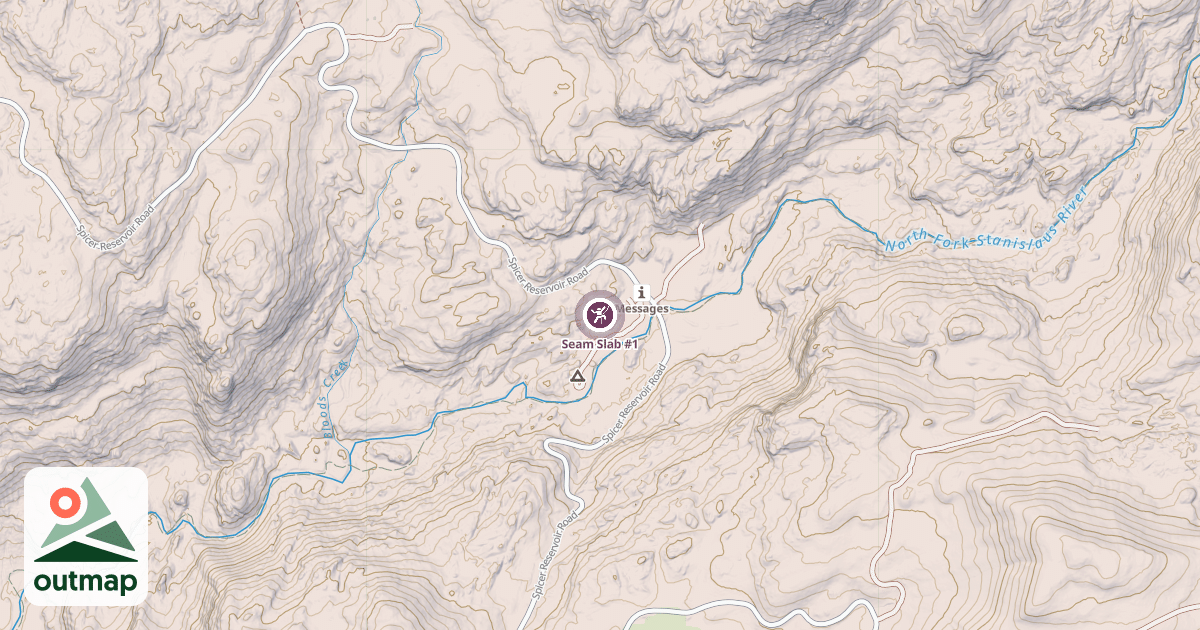 Map of Seam Slab #1