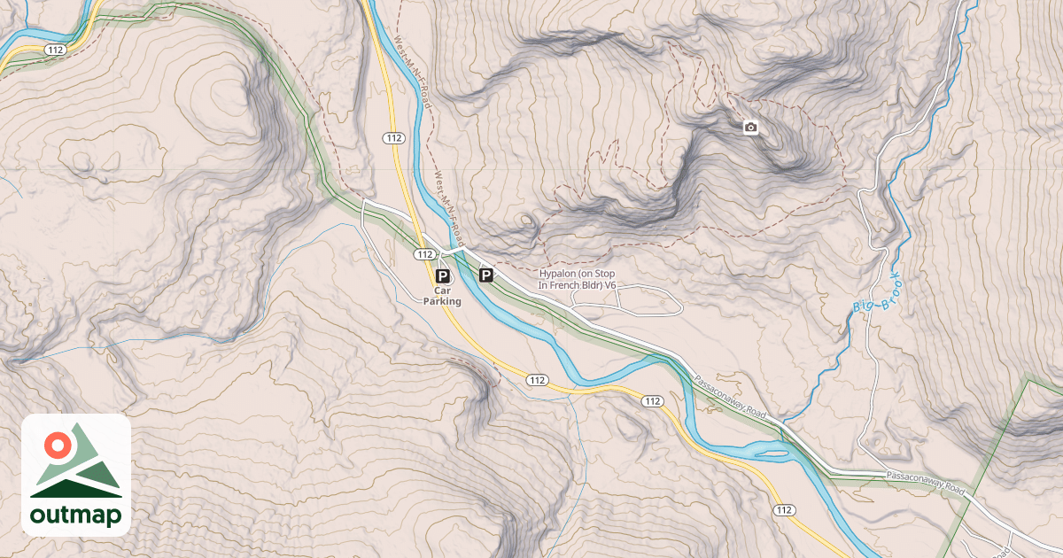 Map of Hypalon (on Stop In French Bldr)