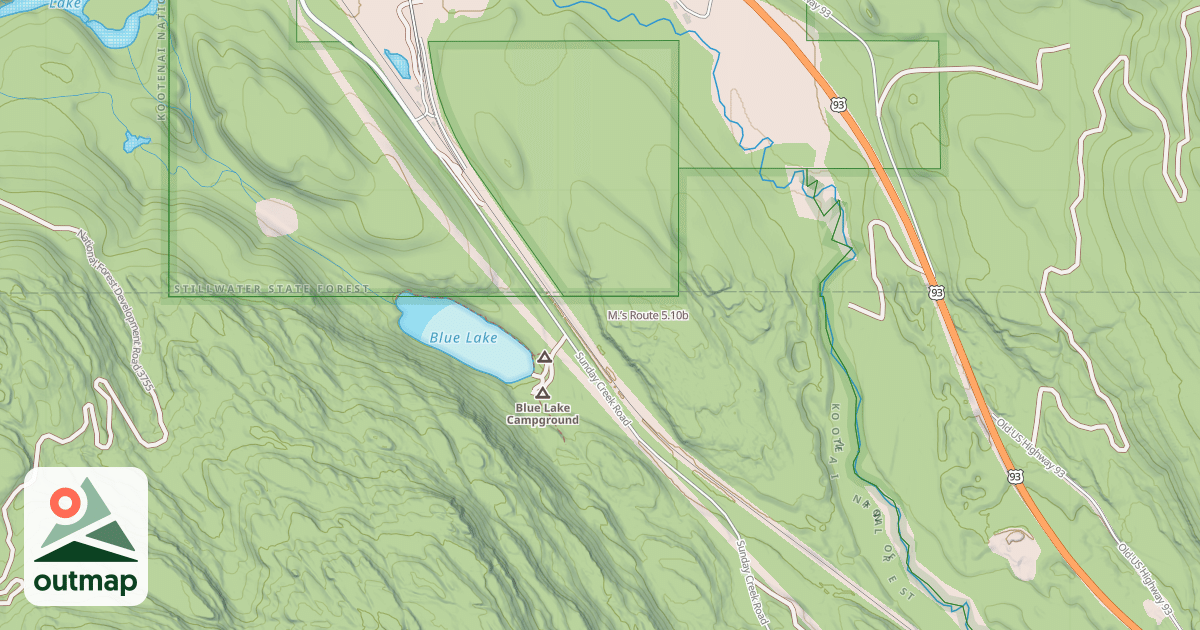 Map of M.’s Route