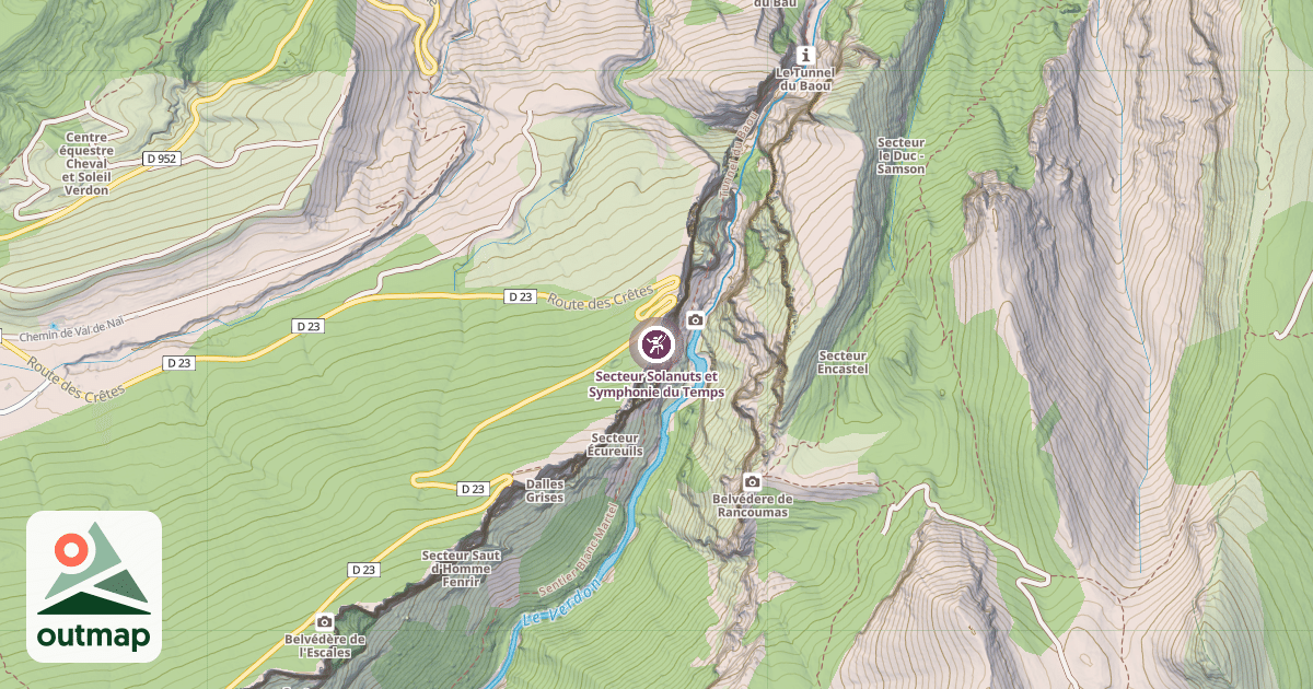 Map of Secteur Solanuts et Symphonie du Temps