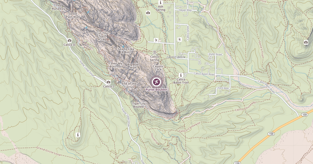 Map preview of Purist Boulder