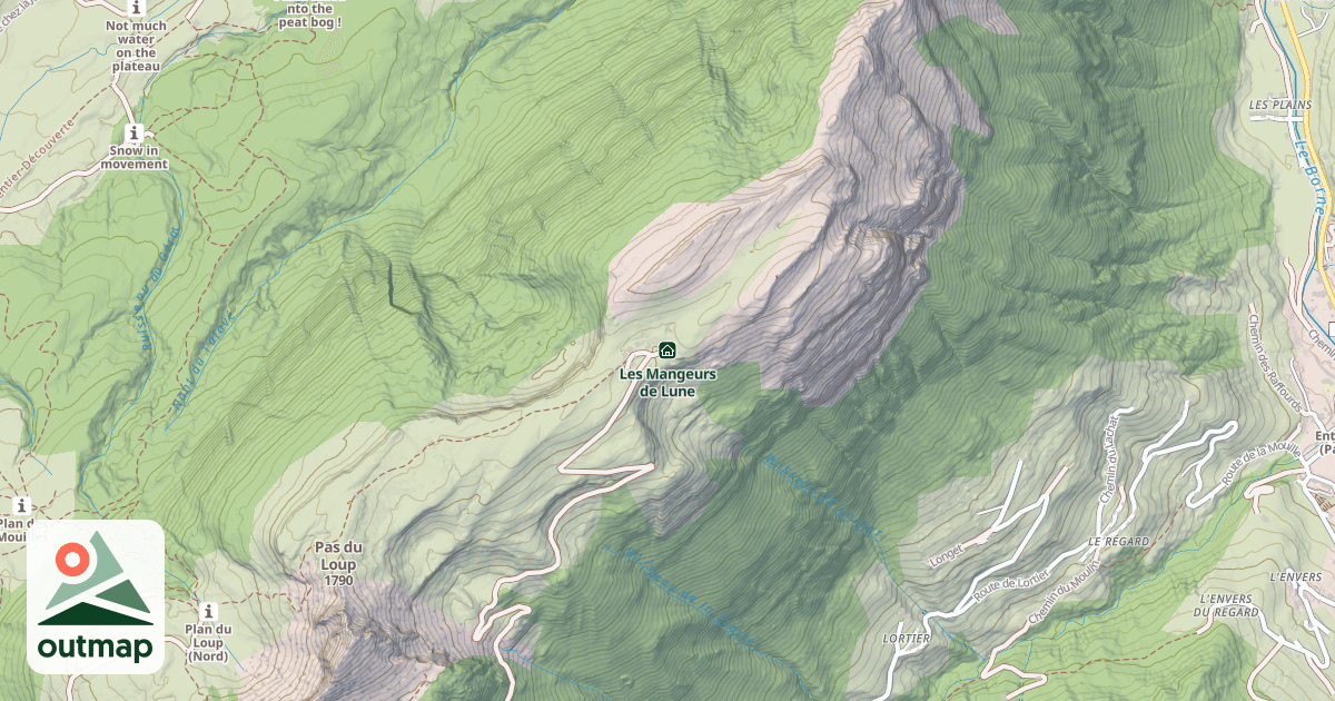 Map of Les Mangeurs de Lune