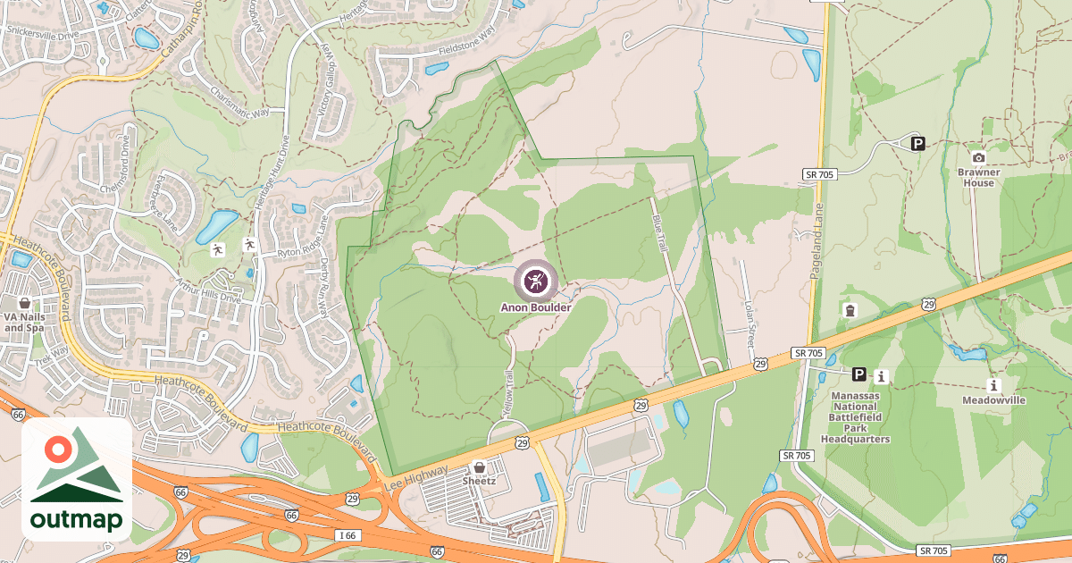 Map of Anon Boulder