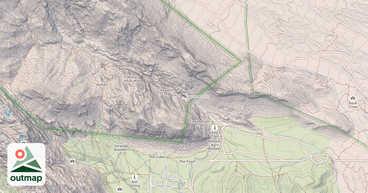 Map of Guccione