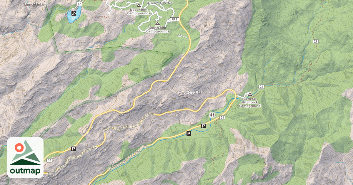 Map of Chevy Crack