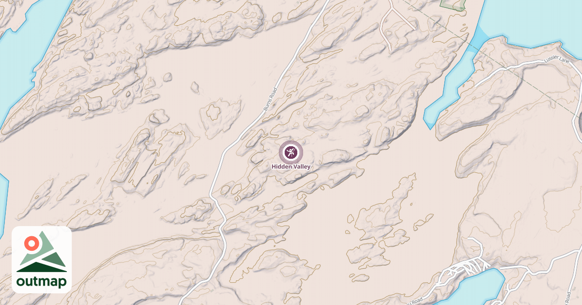 Map of Hidden Valley