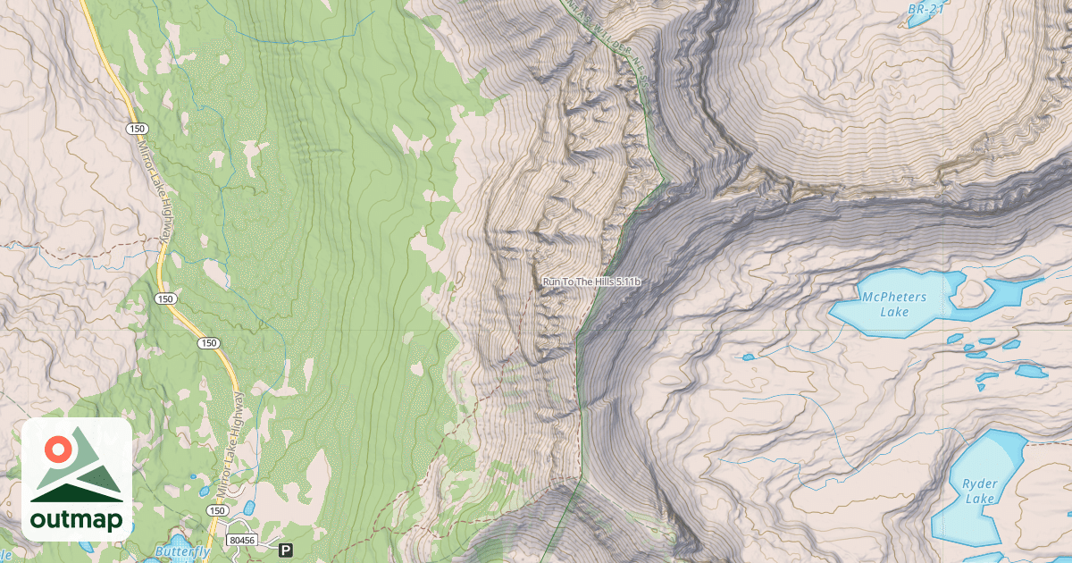 Map of Run To The Hills