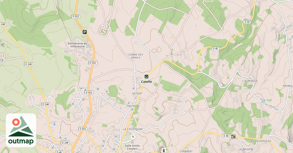 Map of Caselle