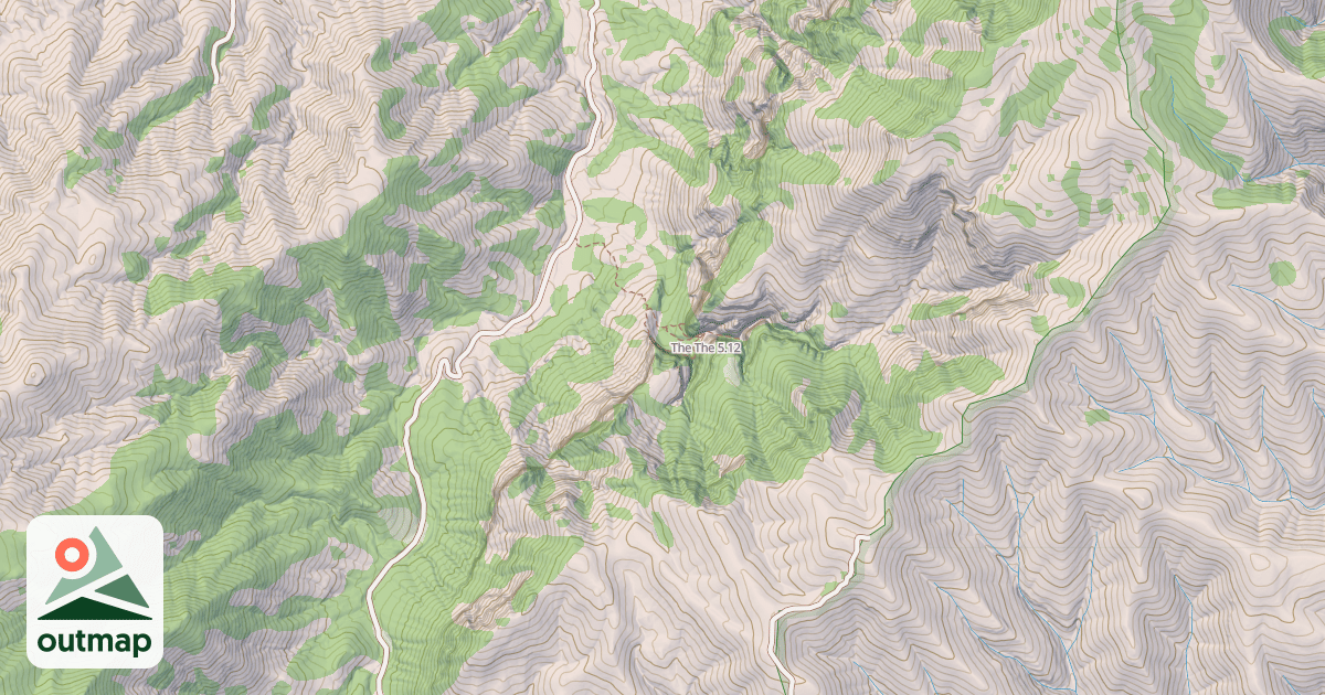 Map of The The