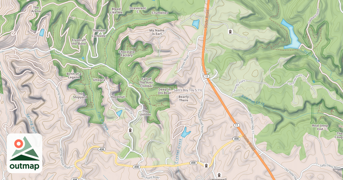 Map of Sam's Boy Toy
